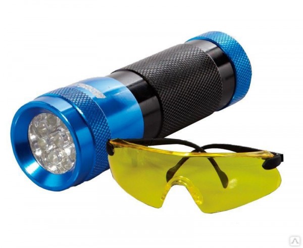 UV набор для поиска утечек - UV фонарик + очки UVPRO CPS