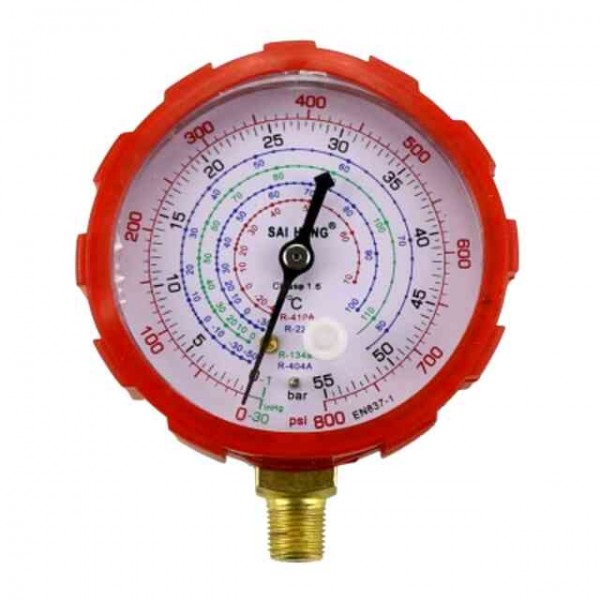 Манометр высокого давления Hongsen 68 мм ( R410a, R22,R134a,R404a)