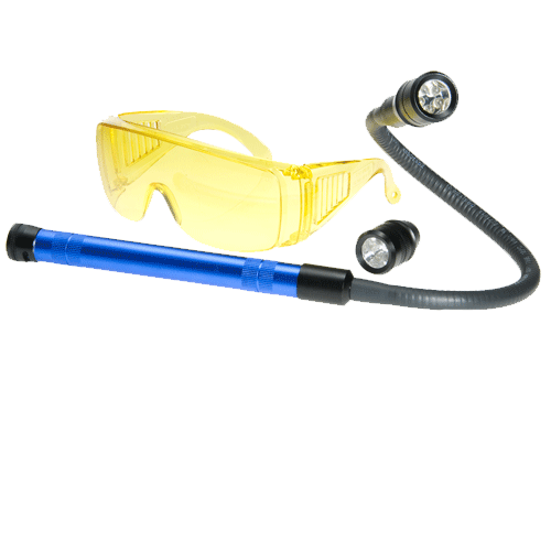 UV-лампа ERRECOM, очки, 2 фонарика (RK1267)