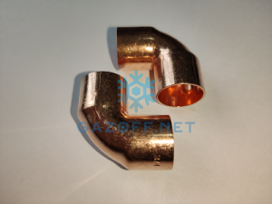 Отвод медный под пайку 90 градусов 3/4