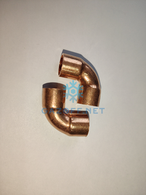 Отвод медный под пайку 90 градусов 3/8