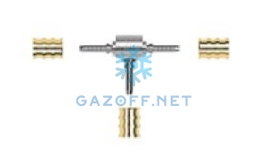 Комплект тройника CF-141 DN2 Cold-flex