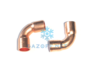 Угол двухраструбный медный под пайку 1/4