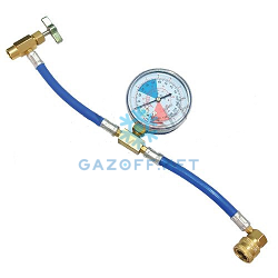 Заправочный шланг с манометром (R134A)