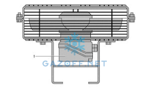 Вентилятор обдува головок цилиндров Bitzer (6J-13-6F-30)
