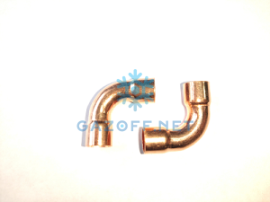 Угол двухраструбный медный под пайку 3/8&quot; дюйма