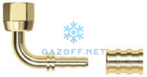 Комплект углового фитинга CF-222 DN5 Cold-flex