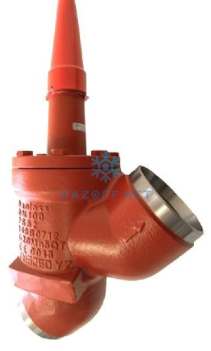 Вентиль запорный SVA-ST 65 D ANG CAP