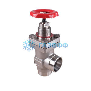 Запорный клапан SVA-S SS 15 D ANG H-WHEEL