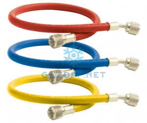 HS-396 Шланг заправочный 3 шт. (240 см) , R134, R22 , 3000Psi