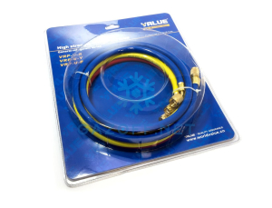 Шланг заправочный Value VRP-U-RYB 3 шт. (180 см), R134, R22 2500Psi