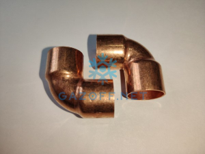 Отвод медный под пайку 90 градусов 5/8