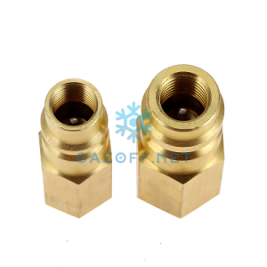 Набор адаптеров 1/4"SAE - быстросъем низкое и высокое давление R134a