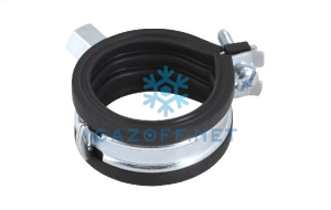 Хомут трубный M8 - 28 мм