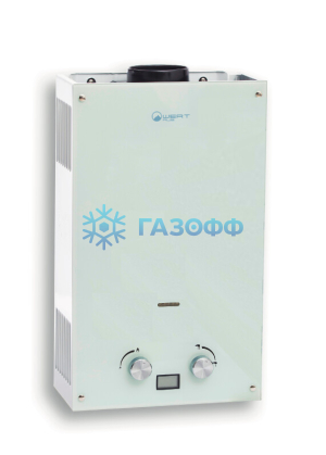 Газовый проточный водонагреватель WertRus 10EG WHITE GLASS